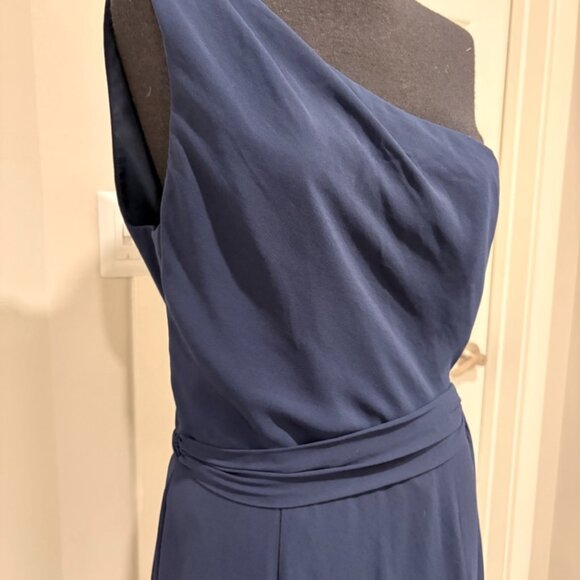 Amsale Navy Laurie Dress, Size 10 - Picture 3 of 7